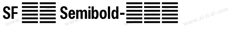 SF 俄语 Semibold字体转换 SF 俄语 Semibold字体转换